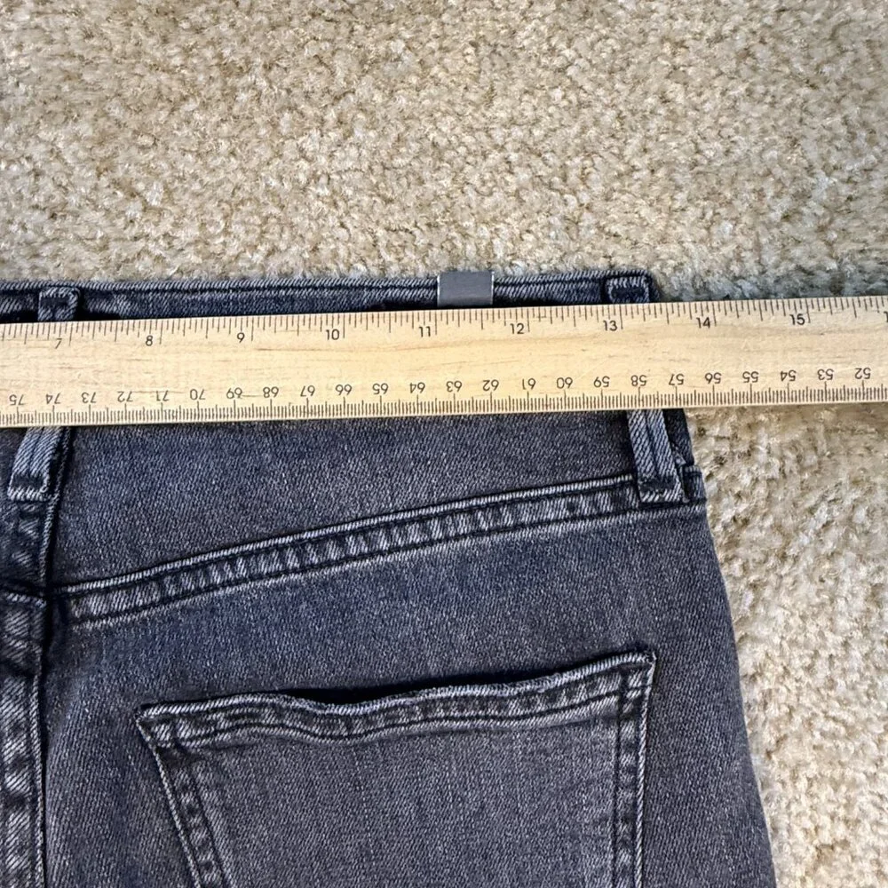 Citizens of Humanity Rocket Mid Rise Skinny Jeans Womens Size 26 Black Gray F681